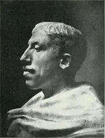 An illustration from Portraits d'artistes : peintres: Berthe Art, François Bulens, André Collin ... [et al.] : sculpteurs: Guillaume Charlier, Isidore de Rudder, Julien Dillens ... [et al.] (1905)