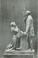An illustration from Portraits d'artistes : peintres: Berthe Art, François Bulens, André Collin ... [et al.] : sculpteurs: Guillaume Charlier, Isidore de Rudder, Julien Dillens ... [et al.] (1905)