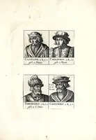 An illustration from Portraitz des Papes depuis S. Pierre Apostre iusques a present, tirez des antiques, auec le temps que chacun d'eulx a tenu le siege (1605)