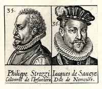 Picture 46 of 72 from Portraitz des Papes depuis S. Pierre Apostre iusques a present, tirez des antiques, auec le temps que chacun d'eulx a tenu le siege (1605), leaf 203