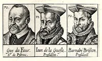 Picture 54 of 72 from Portraitz des Papes depuis S. Pierre Apostre iusques a present, tirez des antiques, auec le temps que chacun d'eulx a tenu le siege (1605), leaf 219