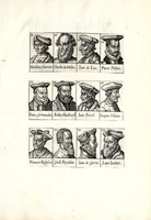 An illustration from Portraitz des Papes depuis S. Pierre Apostre iusques a present, tirez des antiques, auec le temps que chacun d'eulx a tenu le siege (1605)