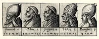 Picture 9 of 72 from Portraitz des Papes depuis S. Pierre Apostre iusques a present, tirez des antiques, auec le temps que chacun d'eulx a tenu le siege (1605), leaf 35