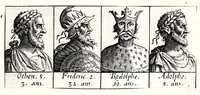 Picture 20 of 72 from Portraitz des Papes depuis S. Pierre Apostre iusques a present, tirez des antiques, auec le temps que chacun d'eulx a tenu le siege (1605), leaf 81