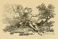 An illustration from Porzellane, Gobelins, Teppiche, Metallarbeiten, Gemälde, alter und neuerer Meister, Mobel, und anderes aus der Sammlung Georg Hirth, 1916 (1916)