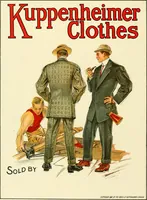An illustration from Poster advertising : being a talk on the subject of posting as an advertising medium, with helpful hints and sensible suggestions to poster advertisers, and with thirty-two pages of full color reproductions of posters used by national advertisers (1910)