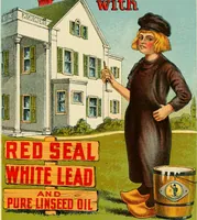 An illustration from Poster advertising : being a talk on the subject of posting as an advertising medium, with helpful hints and sensible suggestions to poster advertisers, and with thirty-two pages of full color reproductions of posters used by national advertisers (1910)