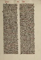 Picture 7 of 35 from [Postilla super totam bibliam : Parabolas, Ecclesiastes, Cantica canticorum. Prophetae minores], leaf 45