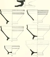 An illustration from The pottery found at Silchester : a descriptive account of the pottery recovered during the excavations on the site of the Romano-British city of Calleva Atrebatum at Silchester, Hants., and deposited in the Reading Museum (1916)