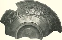 An illustration from The pottery found at Silchester : a descriptive account of the pottery recovered during the excavations on the site of the Romano-British city of Calleva Atrebatum at Silchester, Hants., and deposited in the Reading Museum (1916)