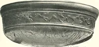 An illustration from The pottery found at Silchester : a descriptive account of the pottery recovered during the excavations on the site of the Romano-British city of Calleva Atrebatum at Silchester, Hants., and deposited in the Reading Museum (1916)