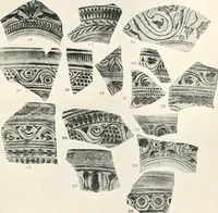 Picture 17 of 124 from The pottery found at Silchester : a descriptive account of the pottery recovered during the excavations on the site of the Romano-British city of Calleva Atrebatum at Silchester, Hants., and deposited in the Reading Museum (1916), leaf 368
