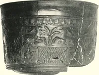 An illustration from The pottery found at Silchester : a descriptive account of the pottery recovered during the excavations on the site of the Romano-British city of Calleva Atrebatum at Silchester, Hants., and deposited in the Reading Museum (1916)