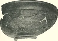 An illustration from The pottery found at Silchester : a descriptive account of the pottery recovered during the excavations on the site of the Romano-British city of Calleva Atrebatum at Silchester, Hants., and deposited in the Reading Museum (1916)