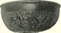 An illustration from The pottery found at Silchester : a descriptive account of the pottery recovered during the excavations on the site of the Romano-British city of Calleva Atrebatum at Silchester, Hants., and deposited in the Reading Museum (1916)