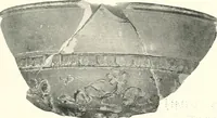 An illustration from The pottery found at Silchester : a descriptive account of the pottery recovered during the excavations on the site of the Romano-British city of Calleva Atrebatum at Silchester, Hants., and deposited in the Reading Museum (1916)