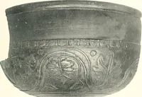 An illustration from The pottery found at Silchester : a descriptive account of the pottery recovered during the excavations on the site of the Romano-British city of Calleva Atrebatum at Silchester, Hants., and deposited in the Reading Museum (1916)