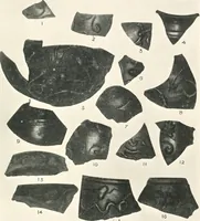 Picture 57 of 124 from The pottery found at Silchester : a descriptive account of the pottery recovered during the excavations on the site of the Romano-British city of Calleva Atrebatum at Silchester, Hants., and deposited in the Reading Museum (1916), leaf 414