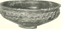 An illustration from The pottery found at Silchester : a descriptive account of the pottery recovered during the excavations on the site of the Romano-British city of Calleva Atrebatum at Silchester, Hants., and deposited in the Reading Museum (1916)