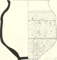 An illustration from The pottery found at Silchester : a descriptive account of the pottery recovered during the excavations on the site of the Romano-British city of Calleva Atrebatum at Silchester, Hants., and deposited in the Reading Museum (1916)