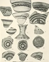 An illustration from The pottery found at Silchester : a descriptive account of the pottery recovered during the excavations on the site of the Romano-British city of Calleva Atrebatum at Silchester, Hants., and deposited in the Reading Museum (1916)