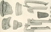 An illustration from The pottery found at Silchester : a descriptive account of the pottery recovered during the excavations on the site of the Romano-British city of Calleva Atrebatum at Silchester, Hants., and deposited in the Reading Museum (1916)
