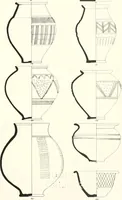 An illustration from The pottery found at Silchester : a descriptive account of the pottery recovered during the excavations on the site of the Romano-British city of Calleva Atrebatum at Silchester, Hants., and deposited in the Reading Museum (1916)