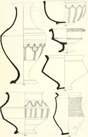 An illustration from The pottery found at Silchester : a descriptive account of the pottery recovered during the excavations on the site of the Romano-British city of Calleva Atrebatum at Silchester, Hants., and deposited in the Reading Museum (1916)