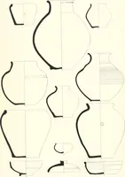 An illustration from The pottery found at Silchester : a descriptive account of the pottery recovered during the excavations on the site of the Romano-British city of Calleva Atrebatum at Silchester, Hants., and deposited in the Reading Museum (1916)