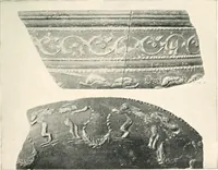 An illustration from The pottery found at Silchester : a descriptive account of the pottery recovered during the excavations on the site of the Romano-British city of Calleva Atrebatum at Silchester, Hants., and deposited in the Reading Museum (1916)