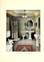 An illustration from Pottery. A history of the pottery industry and its evolution as applied to sanitation, with unique specimens and facsimile marks from ancient to modern foreign and American wares .. (1910)