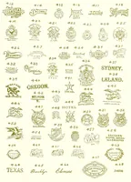An illustration from Pottery. A history of the pottery industry and its evolution as applied to sanitation, with unique specimens and facsimile marks from ancient to modern foreign and American wares .. (1910)