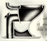 An illustration from Pottery. A history of the pottery industry and its evolution as applied to sanitation, with unique specimens and facsimile marks from ancient to modern foreign and American wares .. (1910)