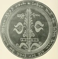 An illustration from The pottery and porcelain of the United States; an historical review of American ceramic art from the earliest times to the present day (1893)