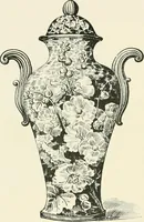 An illustration from The pottery and porcelain of the United States; an historical review of American ceramic art from the earliest times to the present day (1893)