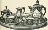 An illustration from The pottery and porcelain of the United States; an historical review of American ceramic art from the earliest times to the present day (1893)
