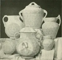 An illustration from The pottery and porcelain of the United States; an historical review of American ceramic art from the earliest times to the present day (1893)