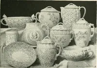 An illustration from The pottery and porcelain of the United States; an historical review of American ceramic art from the earliest times to the present day (1893)