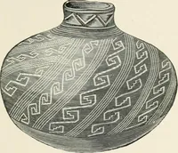 An illustration from The pottery and porcelain of the United States; an historical review of American ceramic art from the earliest times to the present day (1893)