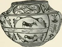 An illustration from The pottery and porcelain of the United States; an historical review of American ceramic art from the earliest times to the present day (1893)