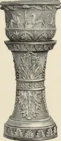 An illustration from Pottery and porcelain of the United States : an historical review of American ceramic art from the earliest times to the present day (1893)