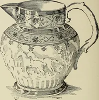 An illustration from Pottery and porcelain of the United States : an historical review of American ceramic art from the earliest times to the present day (1893)