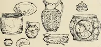 An illustration from Pottery and porcelain of the United States : an historical review of American ceramic art from the earliest times to the present day (1893)
