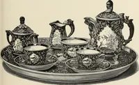 An illustration from Pottery and porcelain of the United States : an historical review of American ceramic art from the earliest times to the present day (1893)
