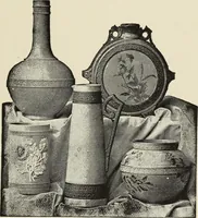 An illustration from Pottery and porcelain of the United States : an historical review of American ceramic art from the earliest times to the present day (1893)