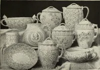 An illustration from Pottery and porcelain of the United States : an historical review of American ceramic art from the earliest times to the present day (1893)