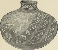An illustration from Pottery and porcelain of the United States : an historical review of American ceramic art from the earliest times to the present day (1893)
