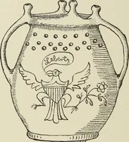 An illustration from Pottery and porcelain of the United States : an historical review of American ceramic art from the earliest times to the present day (1893)