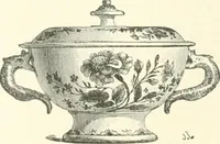 An illustration from Pottery & porcelain, a guide to collectors; containing nearly two hundred illustrations of specimens of various factories, nine coloured plates, and marks and monograms of all the important makers (1912)