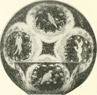 An illustration from Pottery & porcelain, a guide to collectors; containing nearly two hundred illustrations of specimens of various factories, nine coloured plates, and marks and monograms of all the important makers (1912)